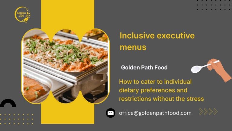 Inclusive executive catering in Toronto with healthy meal options